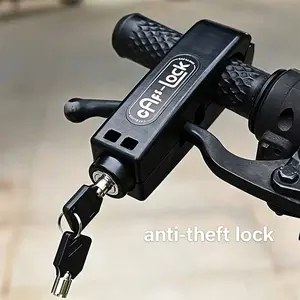 2-Key Anti-Theft Handle Lock Set, Motorcycle Password Lock, Abs Fuel Lock, Keyless System, Fits Motorcycles, Atv, Scooters, Easy Install