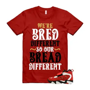 We're Bred Different So Our Bread Different Air Diamond Turf 2 Red Gold Fire White Black 2026 T Shirt Match BREAD