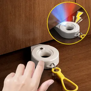 2-in-1 Travel Doorbell & Alarm, 70dB High Volume, Portable Security Device with Sensor and Anti-theft Jammer. Suitable for solo travelers, people living alone, dormitories, apartments and hotel rooms.