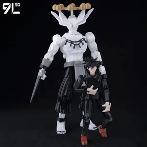 9L3D New 2025 Titan13 Fushiguro Desk Decoration LUCKY13 Mahoraga & Dogs T13 Multi-Jointed Dummy13 Stop Motion Animation For Fans