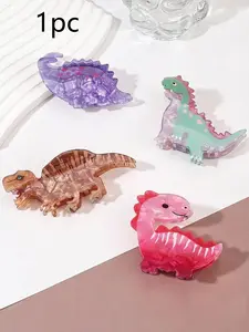 Cute Dinosaur Hair Claw, Fun Animal Hair Accessory, Perfect for Valentine's Day Gift, Mother's Day Gift, Afternoon Tea, Office, Daily Fashion, Super Cute Clips, Claw Clips