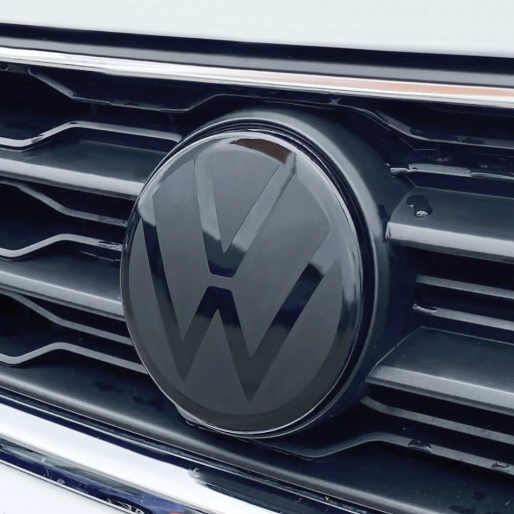 For Volkswagen VW Tiguan 2017 - 2020 Car Front Radiator Grille Logo Decoration Cover Rear Trunk Lid Badge Sticker Decal Car Stickers Car Decals Automotive Decals Vehicle Decoration Car Decorations