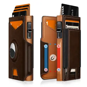 Minimalist Magnetic Closure RFID Card Holder for Men – Perfect Gift for Boyfriend