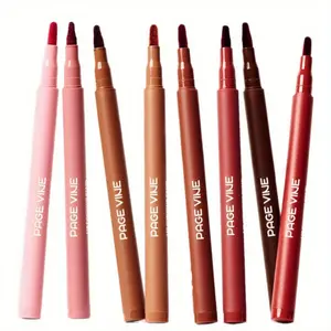 1pc Long-Lasting Waterproof Lip Liner Pencil, Lip Liner Makeup - Matte Finish, Non-Sticky Formula, Precise Tip for Precise Lip Contouring - All-Day Wear, Smudge-Proof & Transfer-Resistant - Available in Pink, Red, Brown, Nude, Peach, Burgundy, Lipliner