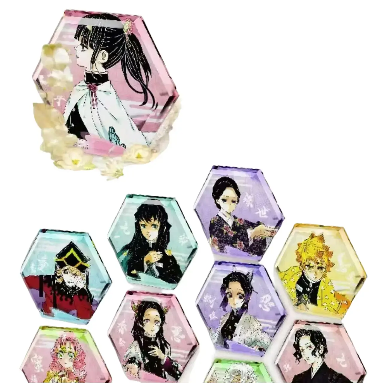 【Demon Slayer】 Collectible Acrylic Bricks  Wisteria Lapis