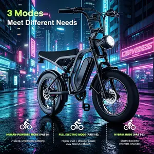 【HIEHA】2026 All-Terrain 1500W Peak Motor Electric Bike – 34 MPH Range 30-70 Miles, 48V Removable Battery, Dual Suspension & Fat Tires for Off-Road & City Adventures, Turn Signals & Brake Light for Safety, Perfect for Mountain Trails and All-Terrain Use