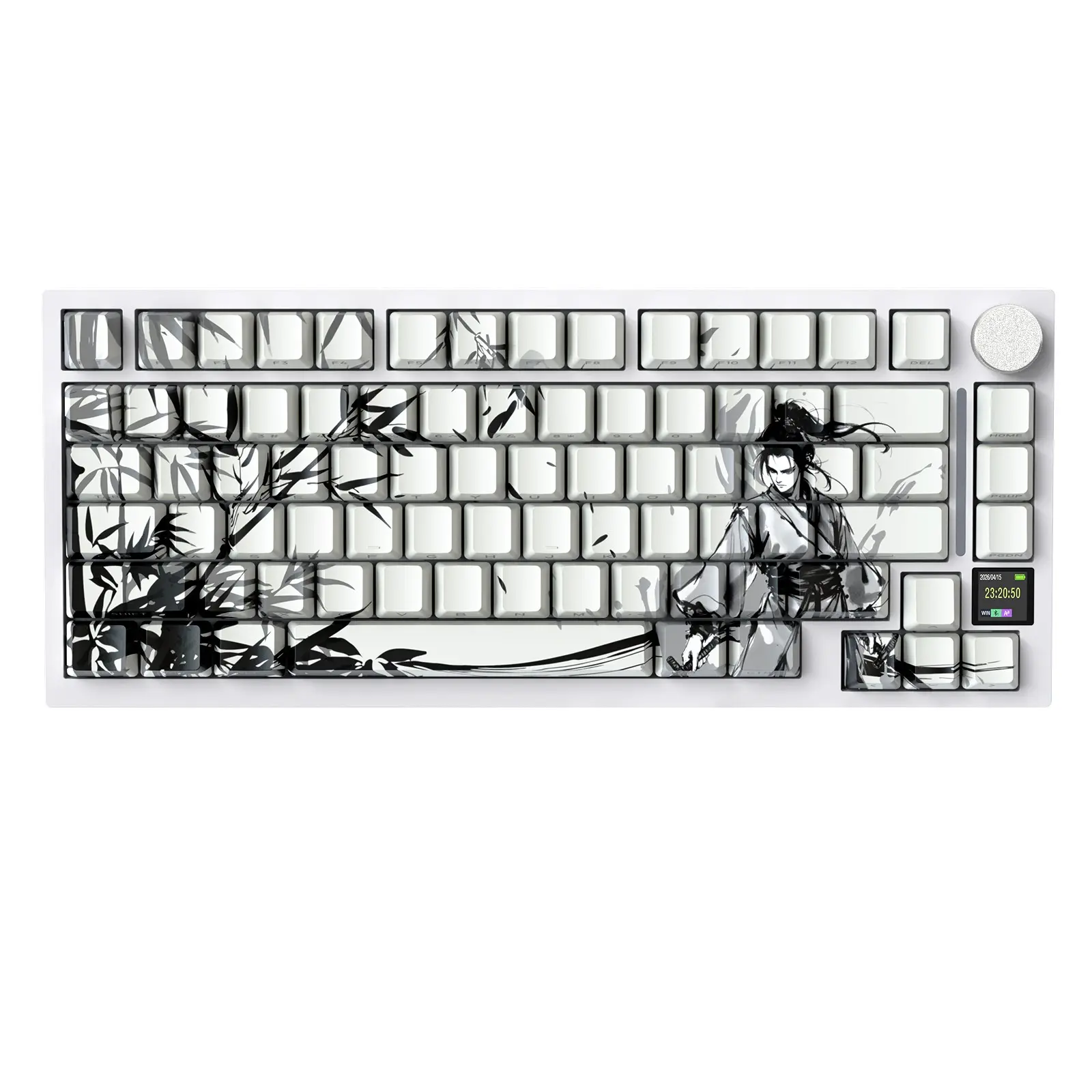Attack Shark X820 Ultra Mechanical Gaming Keyboard, Tft Display, 75% Ansi Layout, 2.4GHz/Bluetooth-compatible/wireless, Hot Swappable, PC & MAC Compatible, Tri Mode Keyboard, Pc Accessories Gaming