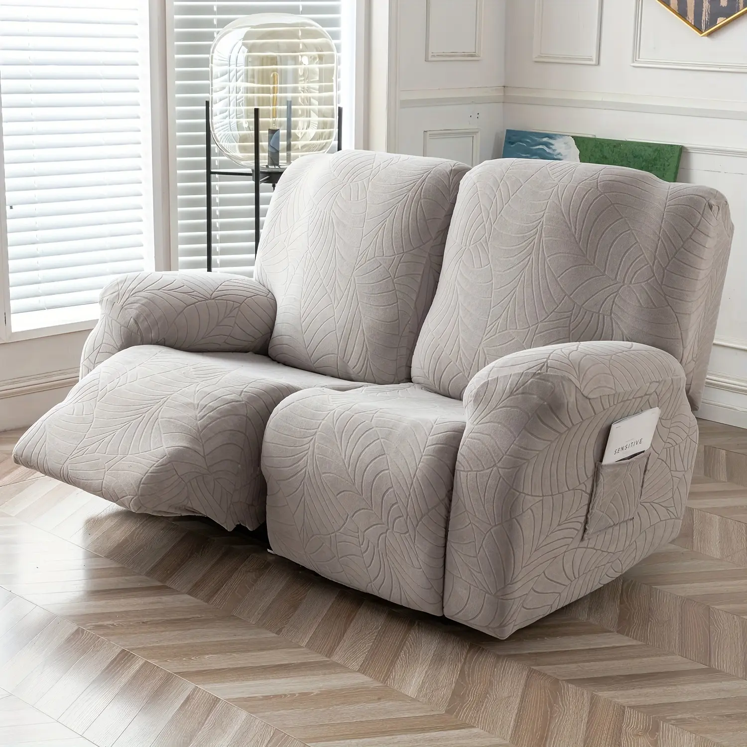 Waterproof Jacquard Recliner Cover - Non-Slip Stretch Slipcover, Removable & Washable for Living Room, Universal Sofa Protector #TikTokShopBlackFriday