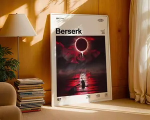 Berserk Anime Wall Art - Guts Dragonslayer Vintage Poster