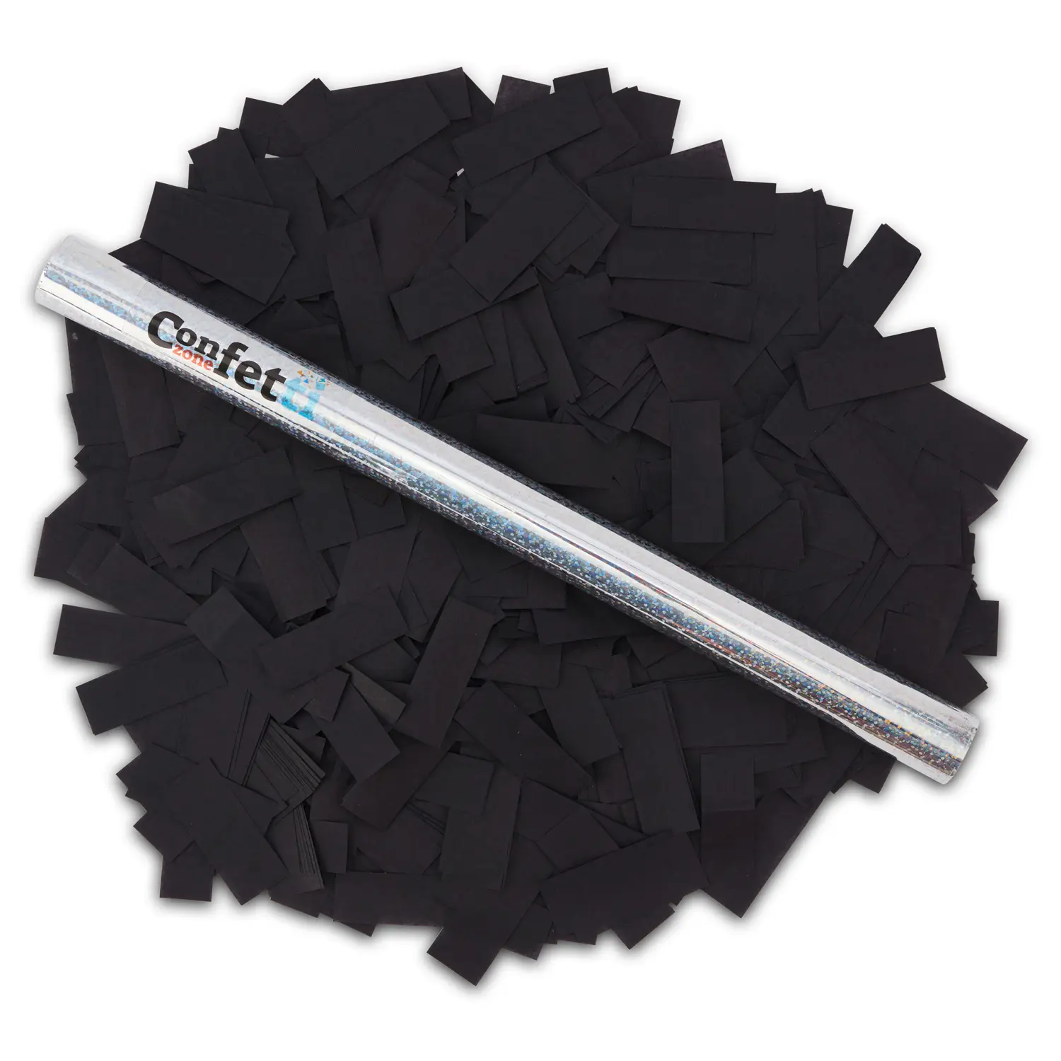 14" (35 cm) Pre-Filled Disposable Eco-Friendly Biodegradable Flame-Resistant Black Confetti Flick Stick, Approximately 1.5 oz Elegant Sprays Confetti & Streamers for Wedding Celebrations Photo Festive Party Supply