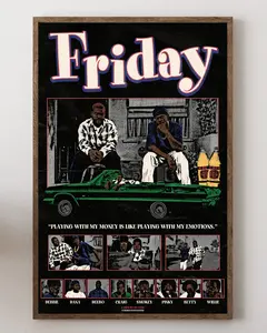 Friday Movie Poster, Wall Art Print, No frame