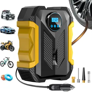 Car Air Pump, 12V 150PSl Portable Car Air Pump withLED Light, Car Tire Inflator, Professional Automobile TireInfator.Car Stuff,Cars Accessories,