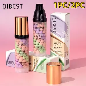 3 in 1 Color Correcting Serum and Sunscreen Broad Spectrum SPF 50 Pa+++, UV, Moisturizing Formula for Radiant Skin, Oil Control Hydrating and Even Skin Tone, Facial, Hydrate, Sun Protectant