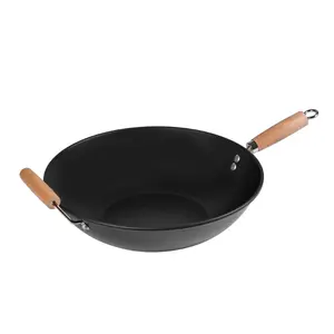 Easy clean hand wash recommended Carbon Steel NonStick NS Wok