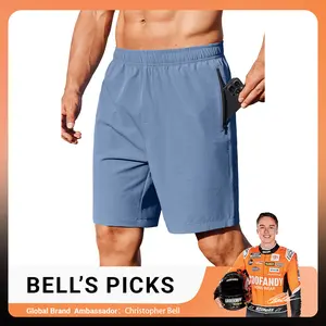 COOFANDY Men's Gym Workout Athletic Shorts Running Jogger Quick Dry Lightweight Shorts with Zipper Pockets