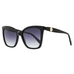 Longchamp Square Cat Eye Sunglasses LO742SN 001 Black 54mm