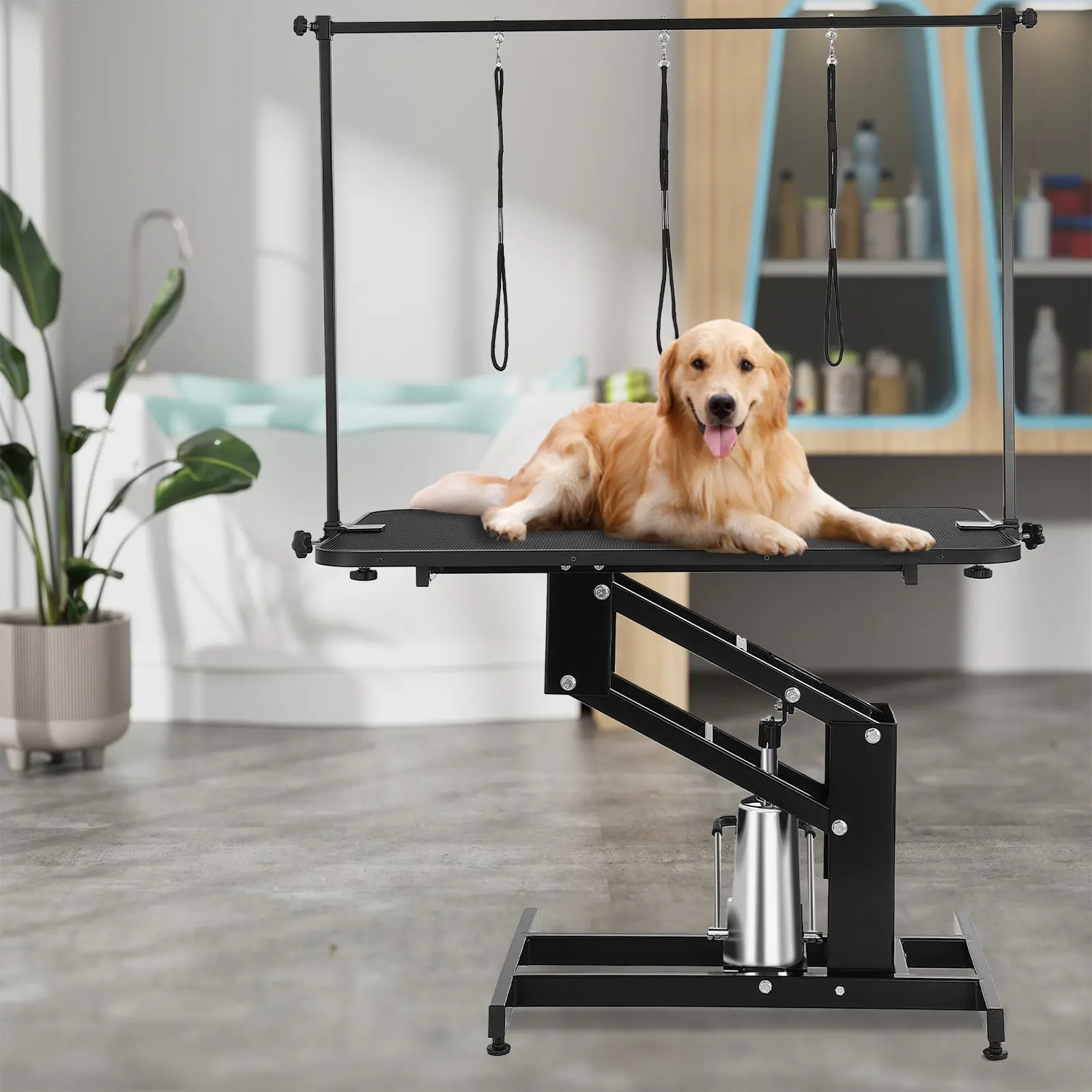 VEVOR 43" Hydraulic Pet Grooming Table Heavy Duty Pet Grooming 400LBS