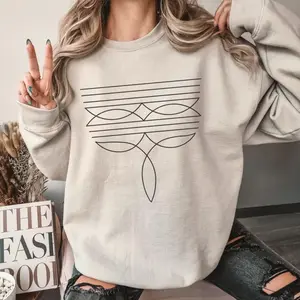 Boot Stitch Design Sweatshirt, Country Western Pullover Music Festival Shirt, Cowgirl Punchy Western Wear, Vintage Crewneck Sweatshirts, Western Outfit Women, Cowgirl Outfits, Western Clothing Stuff Tops, Country Concert Outfits, Western Style Clothes