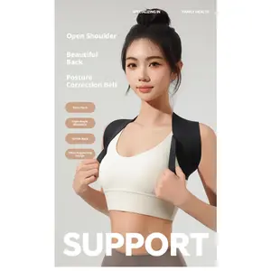 Posture Corrector Belt for Men & Women, Adjustable Back Support Brace, Breathable & Invisible Design for Shoulder Opening, Upper Back Straightening & Hunchback Correction