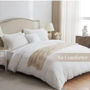 【Only 1 Gift Per Customer】【Random Color & Size】Lightweight Breathable Wrinkle-Free Brushed Microfiber  Bed Sheet Set  Twin, Bright White, Solid