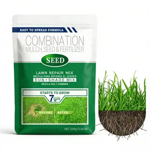 Grass Seed and Shade Grass, Grows quickly and withstands all seasons, perfect for high-quality turf and golf courses, High Germination Grass Seeds Grown in USA