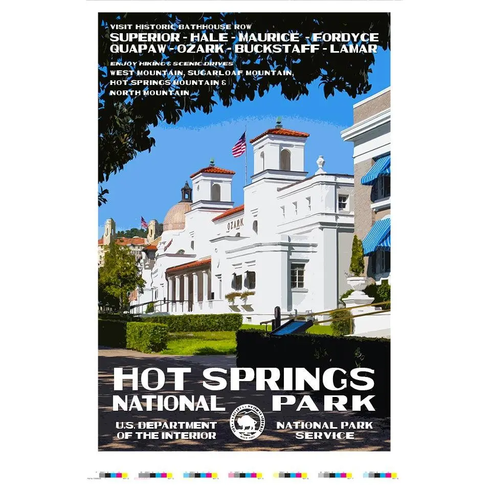 Hot Springs National Park Artist Proof