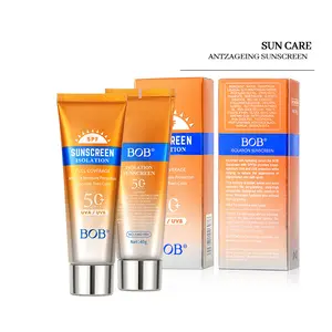 Lightweight Sunscreen for Face and Body Hydrating Sun Cream with UVA UVB Protection Non Sticky Formula for All Day Use Orange One Siz