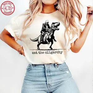 [Sale off up to 50%] Bernie Sanders, Fight Oligarchy Tour Shirt, Eat The Rich, Anti Trump, Bernie Sanders Shirt