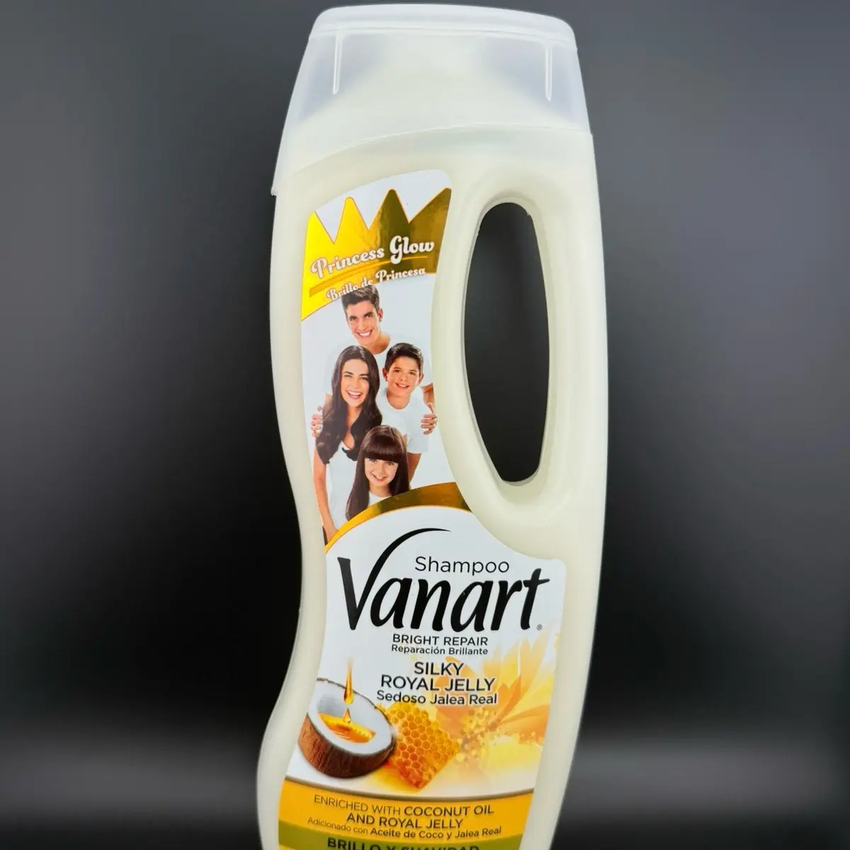 Shampoo Brillo Real con Jalea Real y Aceite de Coco - Reparará el daño capilar y devolverá la suavidad y el brillo natural al cabello - 750 ml