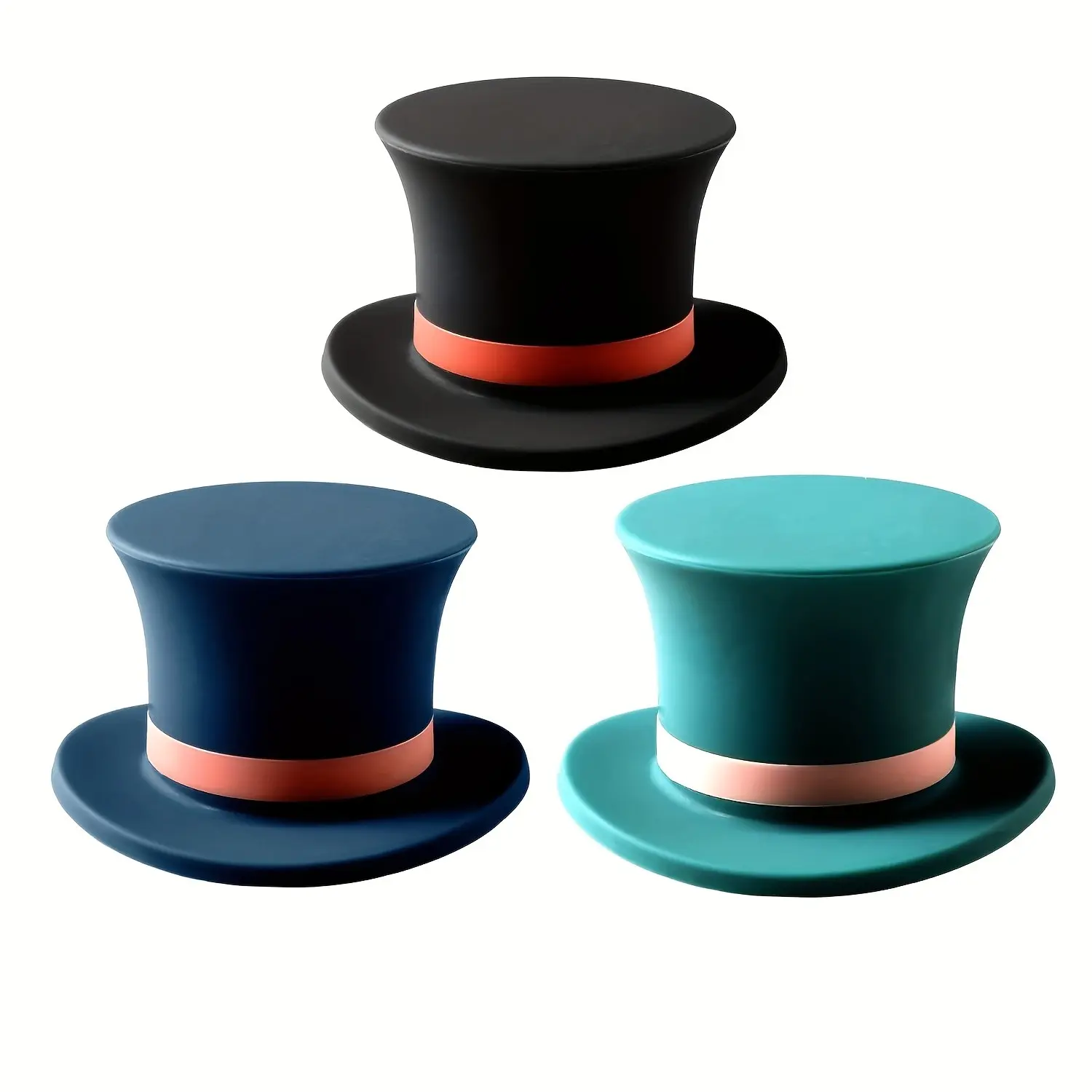 3-Pack Leak-Proof Silicone Bottle Stoppers, Food Grade Soft Rubber Seals, Reusable Wine Beer Champagne Stoppers, Bar Kitchen Essentials
