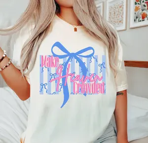 Make Heaven Crowded Bow Tee