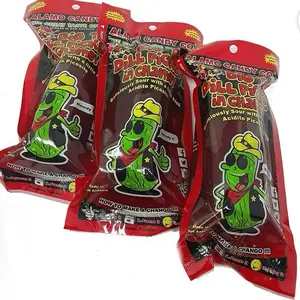 Sipping spoon with Alamo Chamoy pickles 3 packs  of pickles great taste, and fond for the TikTok challenge get these today Spicy Snack Tangy Set Instant