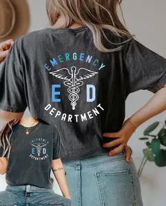 Emergency Department Shirt,Back And Front ER Nurse Gift,New Nurse Grad Gift,ER Department Shirt, Future Nurse Gift Fit Top
