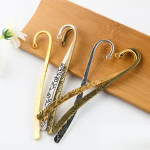 Vintage Design Bookmark, 5 Counts/set DIY Bookmark with Hole, DIY Beading Accessories for Book Lovers, Office Stationery & Supplies