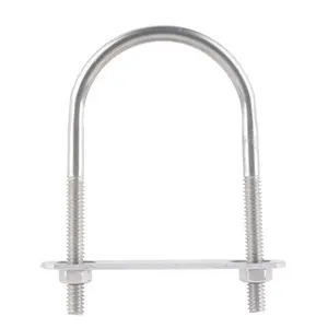 02-3450-206 U-Bolt Stainless Steel Zince 0.25 x 2 x 3.5 in. - pack of 5