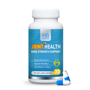 Herbal Bee Joint Health Supplement – Advanced Turmeric, Boswellia & Resveratrol Formula with Hyaluronic Acid & Collagen – Joint Relief Support, Flexibility, Mobility & Bone Strength | 30 Capsules