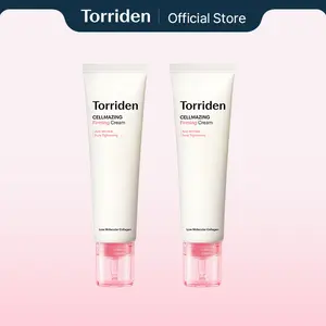 [Torriden Official] CELLMAZING Firming Cream Double Set 60ml*2ea / 2.02 fl. oz.*2ea | Tightens Saggy Pores and Wrinkles with 5D Collagen Complex Cream, Perpect Makeup Prep item