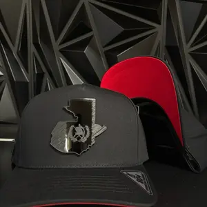 Guatemala Hats Black Snapback for Men with Adjustable Fit, Logo Design, Casual Baseball Cap Style