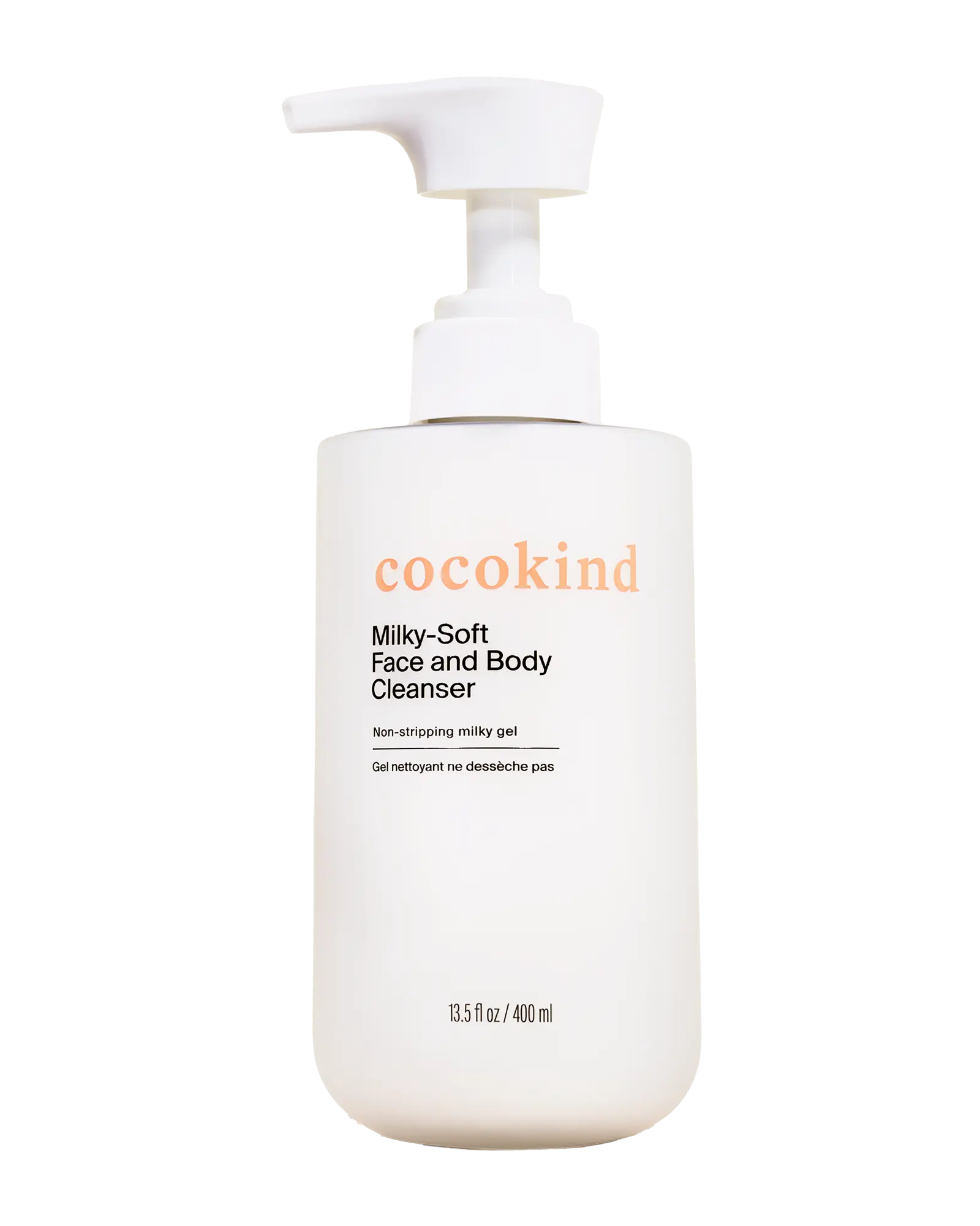 milky-soft face and body cleanser