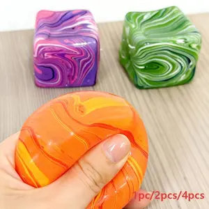 Slow Rebound Nee Doh Stress Cube, Ice Cube Malt Sugar Squishy, Fidget Toy for Anxiety Relief, Stress Relief Toy, Fidget Toy for Relaxation