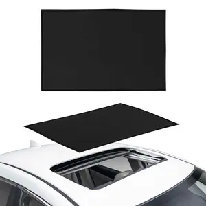 EcoNour Car Sunroof Sunshade Cover - 2023 Updated, 38x24 in, UV Protection, Breathable Mesh, Magnetic Stripes, Fits Sedans, SUVs for Camping