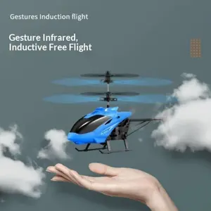 2026 Bestselling Toy Gift! Fly Indoors! Mini Sensor Helicopter Toy, Remote Control Suspended Plane, Safe and Reliable Material!