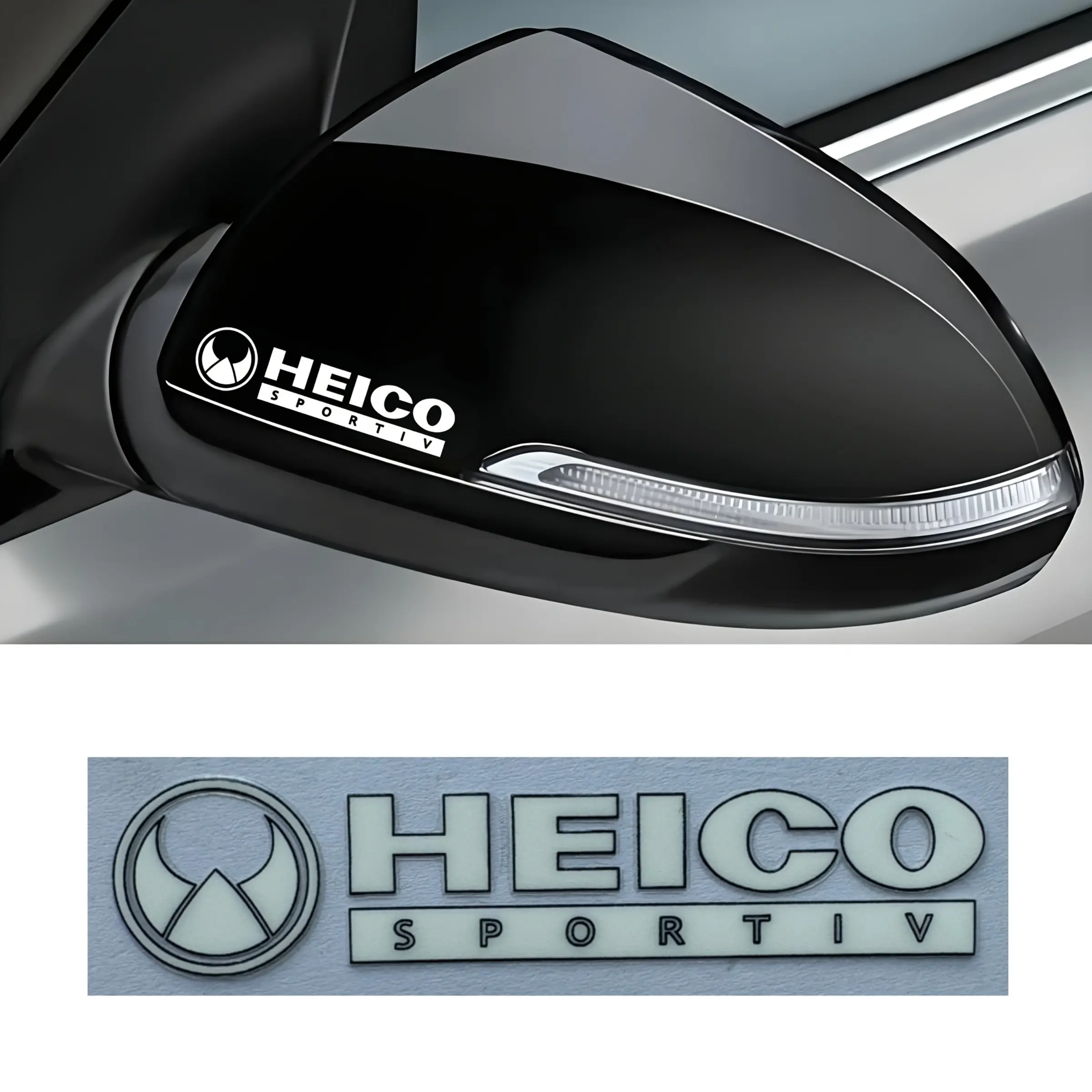 2PCS HEICO car badge stickers for Volvo S60 S90 XC40 XC60 XC90 V60 V90 C40 vehicle styling Vehicle Decoration decorative stickers Sticker Decals