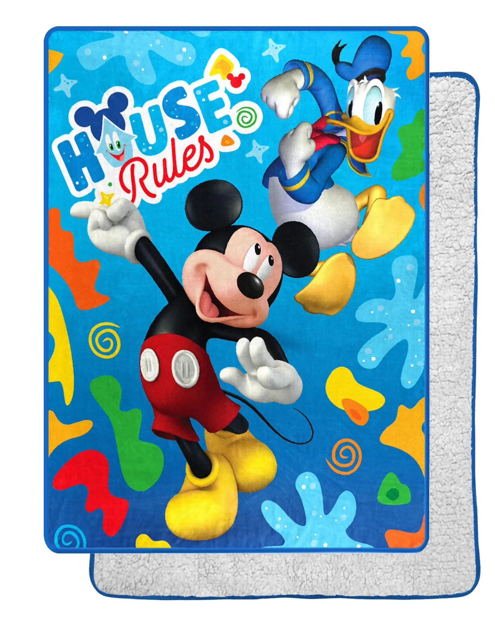 Disney Mickey Mouse Silk Touch Soft Throw Blanket, 60" x 80", Buddies Rule