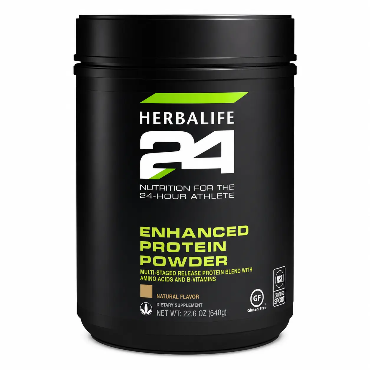 Herbalife24 Enhanced Whey Protein Isolate Powder Natural Flavor 22.6 Oz High Protein Drink Mix Whey Protein Powder Dietary Supplement Daily Nutrition Protein Beverage Easy to Mix Smoothie Blend Protein Shake Adult Nutrition Powder