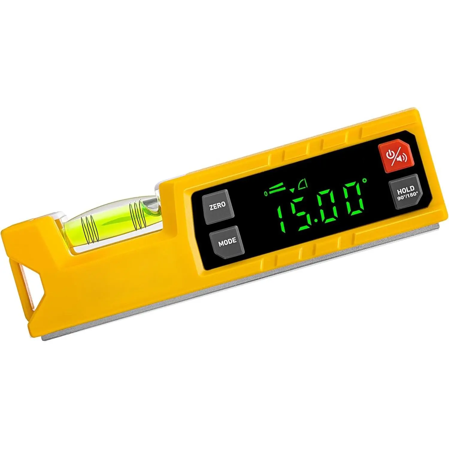 Digital Level & Digital Protractor, 7 inch Angle Finder 0-90 & 0-180 Range,  Bubble Inclinometer with  V-Groove & Audio  for Woodwork,  & Home Drainage Leveling
