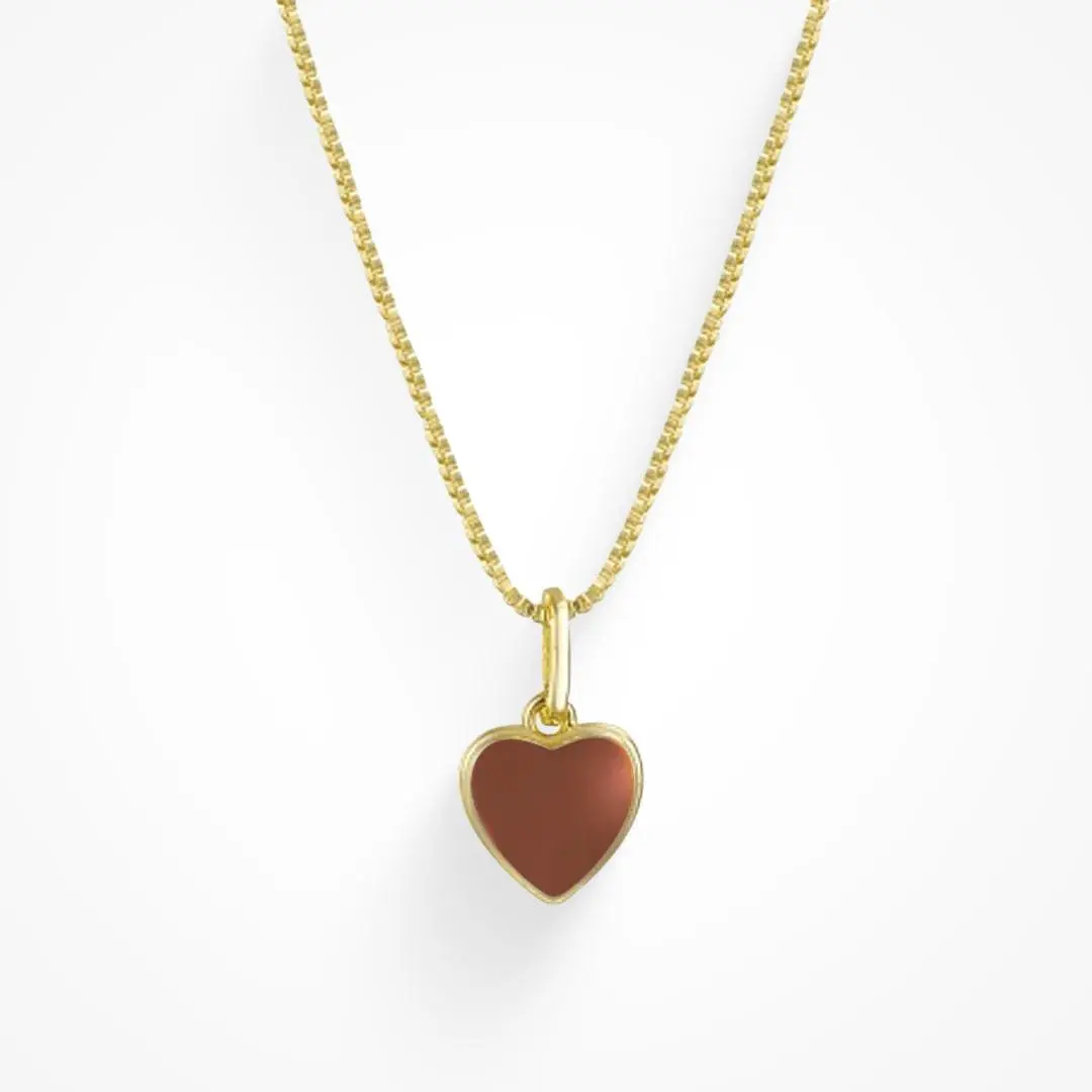 EVRY JEWELS Gold or Silver Plated Women's Hypoallergenic Love Actually Necklace