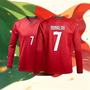 2026 Portugal Home Away 7# Ronaldo Short Long Sleeve Soccer Jersey