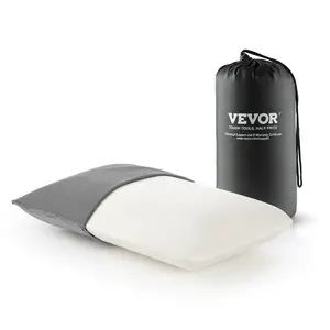 VEVOR Camping Pillow,  Memory Foam Travel Pillow with Double-Sided Cover, Portable Backpacking Pillows with Removable & Washable Cover and Storage Bag, Perfect for Camping, Air Travel, Hiking, Office