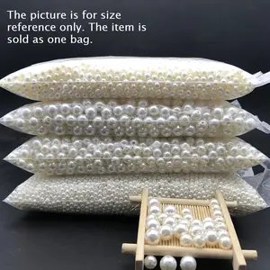 Milky white beads, used for DIY elegant ladies' bracelets, necklaces and other decorations, as well as handmade craft materials, DIY Beading Accessories, Beading Making